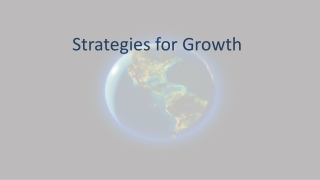 Strategies for Growth