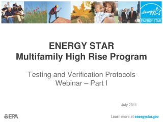 ENERGY STAR Multifamily High Rise Program