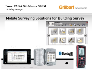 PowerCAD &amp; SiteMaster SBEM   Building Surveys