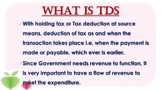 What is TDS