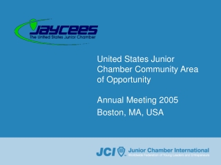 United States Junior Chamber Community Area of Opportunity