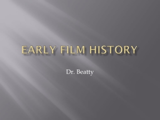Early Film History