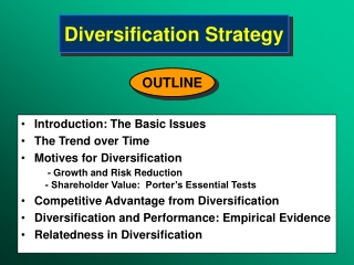 Diversification Strategy