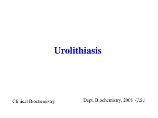 Urolithiasis