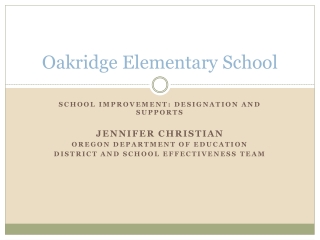 Oakridge Elementary School