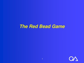 The Red Bead Game