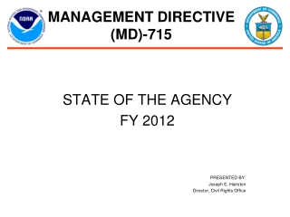 MANAGEMENT DIRECTIVE   (MD)-715