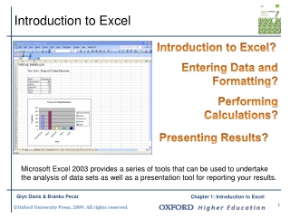 Introduction to Excel