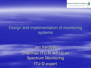 Design and implementation of monitoring systems