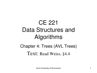 CE 221 Data Structures and Algorithms