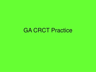 GA CRCT Practice