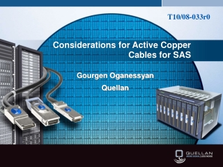 Considerations for Active Copper Cables for SAS