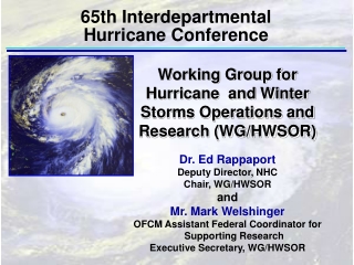 65th Interdepartmental  Hurricane Conference