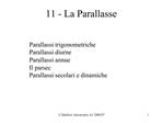 11 - La Parallasse