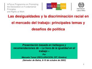 Las desigualdades y la discriminación racial en el mercado del trabajo: principales temas y desafíos de política