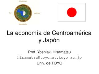 La economía de Centroamérica y Japón