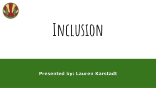 Inclusion