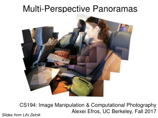 Multi-Perspective Panoramas