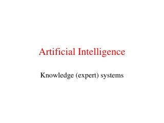 Artificial Intelligence