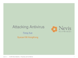 Attacking Antivirus