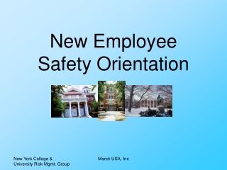 New Employee  Safety Orientation