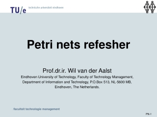 Petri nets refesher