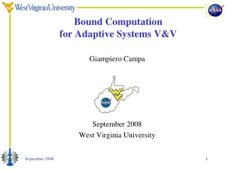 Bound Computation  for Adaptive Systems V&amp;V