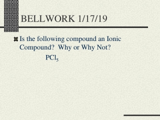 BELLWORK 1/17/19