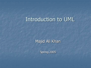 Introduction to UML