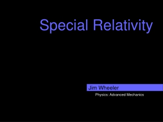 Special Relativity