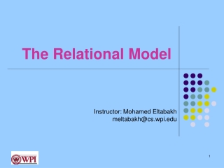 The Relational Model