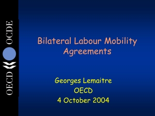 Bilateral Labour Mobility Agreements