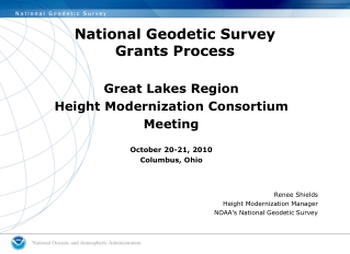 National Geodetic Survey Grants Process