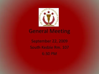 General Meeting