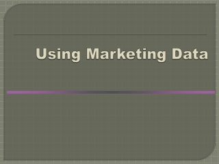 Using Marketing Data