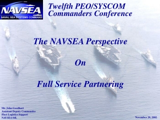 Twelfth PEO/SYSCOM Commanders Conference