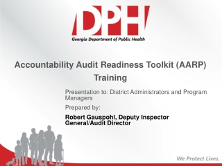 Accountability Audit Readiness Toolkit (AARP) Training