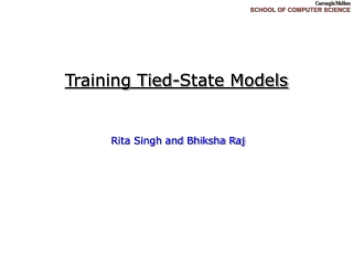 Training Tied-State Models