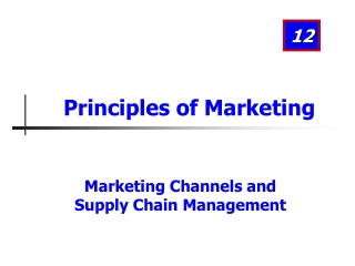 Principles of Marketing