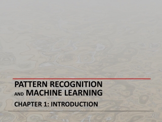 Pattern Recognition  and  Machine Learning