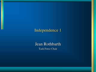 Independence 1