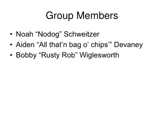 Group Members