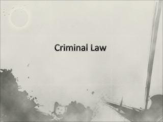 Criminal Law