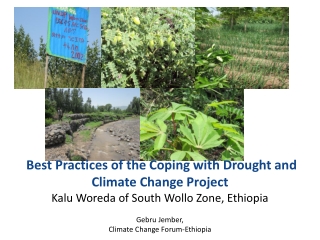 Best Practices of the  Coping with Drought and Climate Change Project