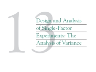 13-1 Designing Engineering Experiments