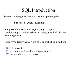 SQL Introduction