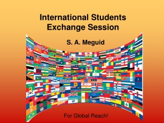 International Students Exchange Session