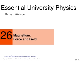 Magnetism: Force and Field