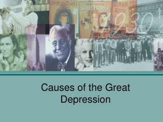 Causes of the Great Depression