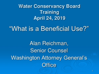 LSI Water Conservancy Board  Training April 24, 2019